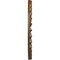 Ekena Millwork Shakuras Ceiling Medallion (For Canopies up to 5"), Hand-Painted Smokey Topaz, 19 3/4"OD x 1 3/8"P CM20SHSTF - alternate 2